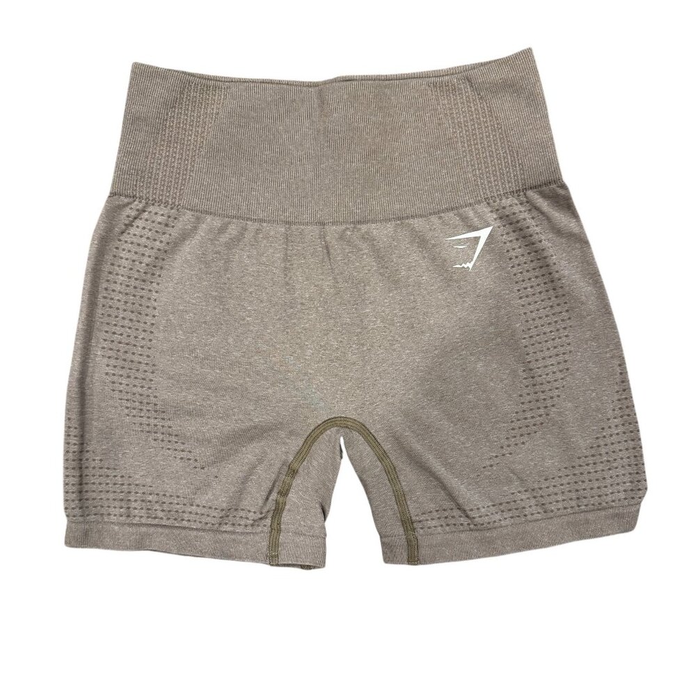 Gymshark VITAL SEAMLESS 2.0 SHORTS - Warm Taupe Marl
